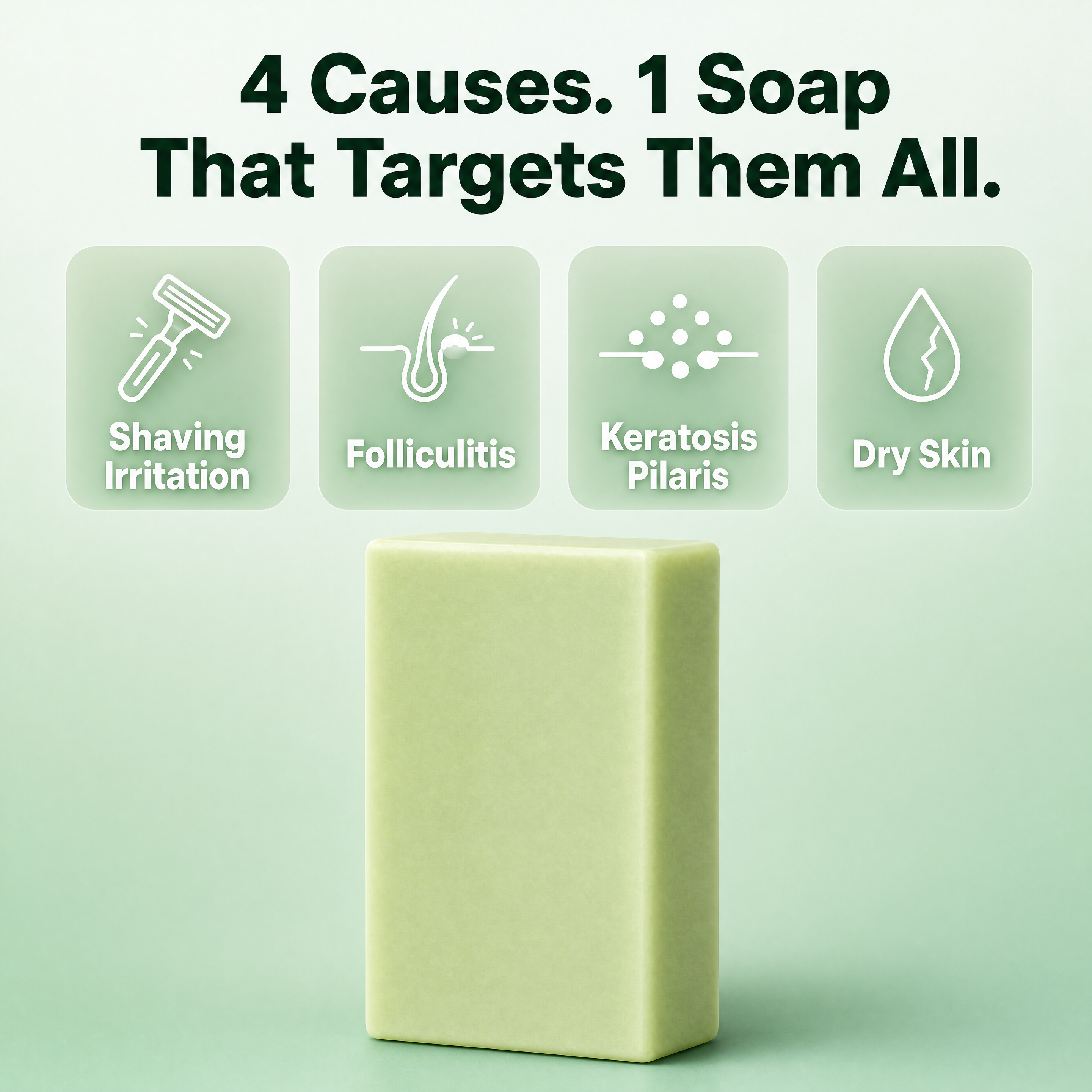 Japanese Exfoliating Bar Soap for Strawberry & Bumpy Skin